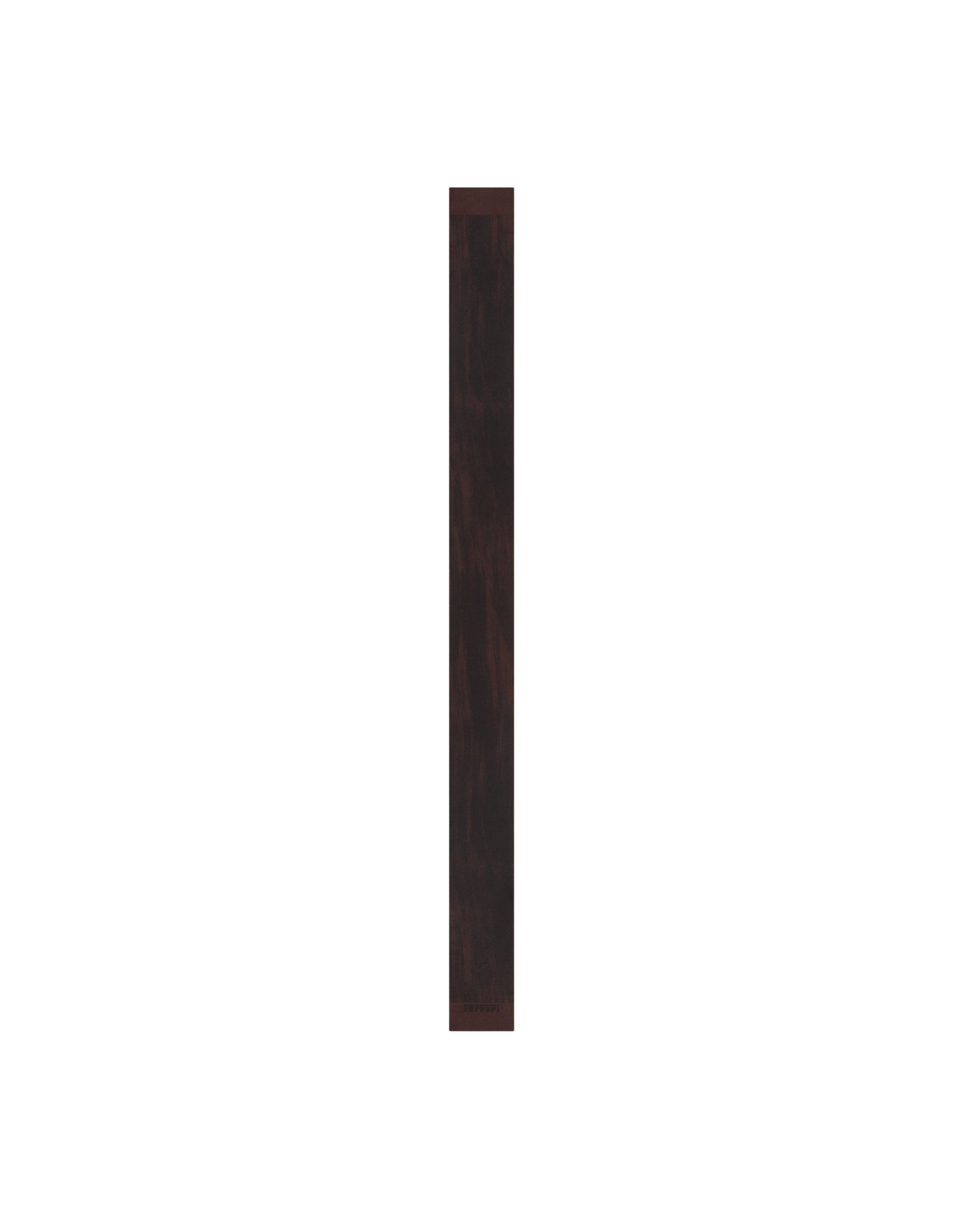 Foulard unisexe Twilly avec imprimé brossé en soie - Marrone Scuro