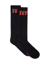Chaussettes unisexe avec logo Ferrari - Rosso Corsa