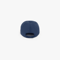 Casquette à plaque métallique en soie - Bleu