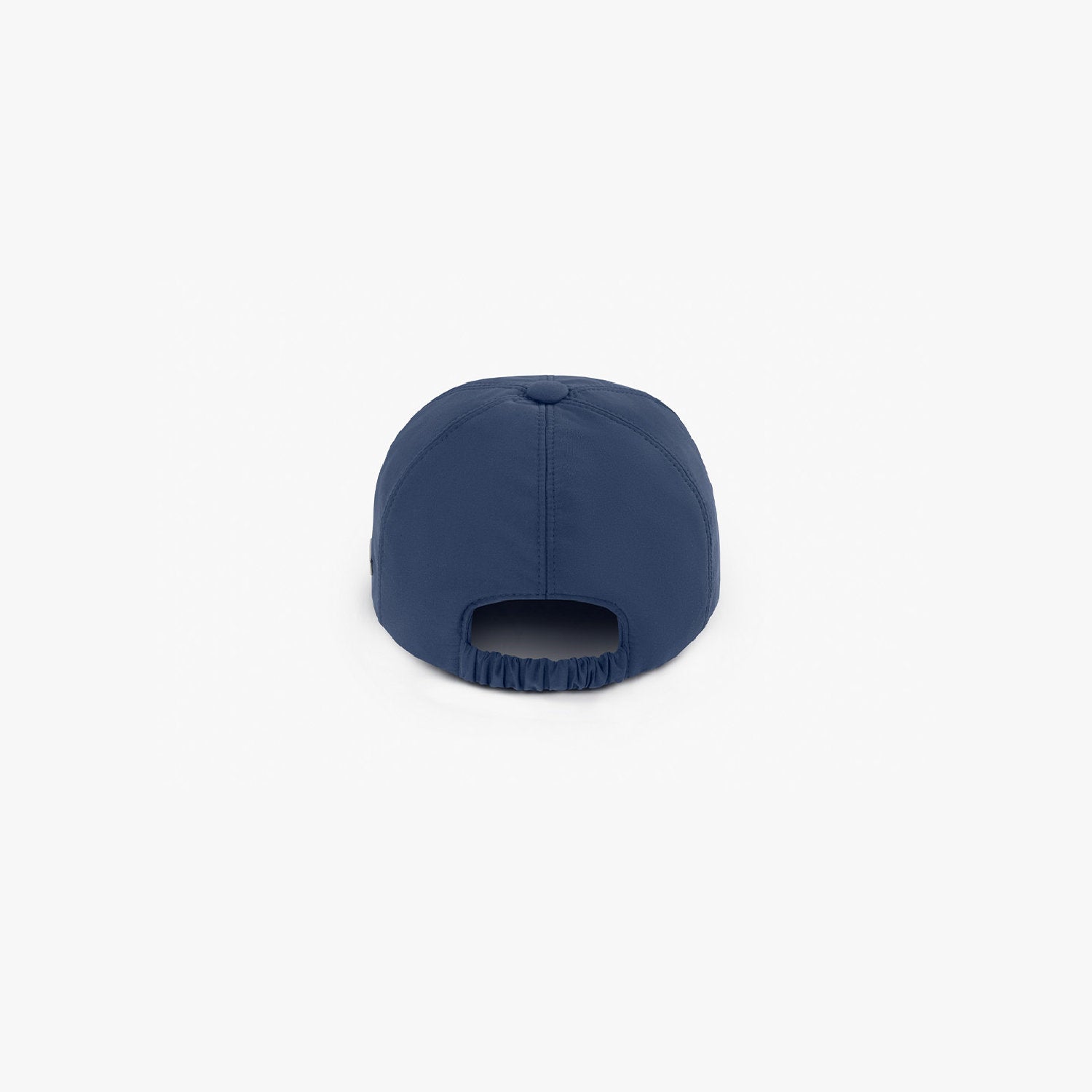 Casquette à plaque métallique en soie - Bleu