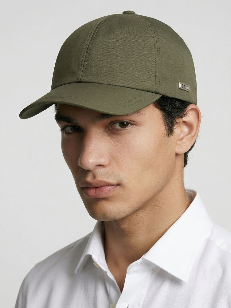 Casquette à plaque métallique - Vert