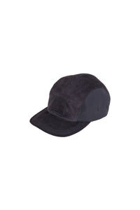 Casquette en velours et lin mélangé - Ink
