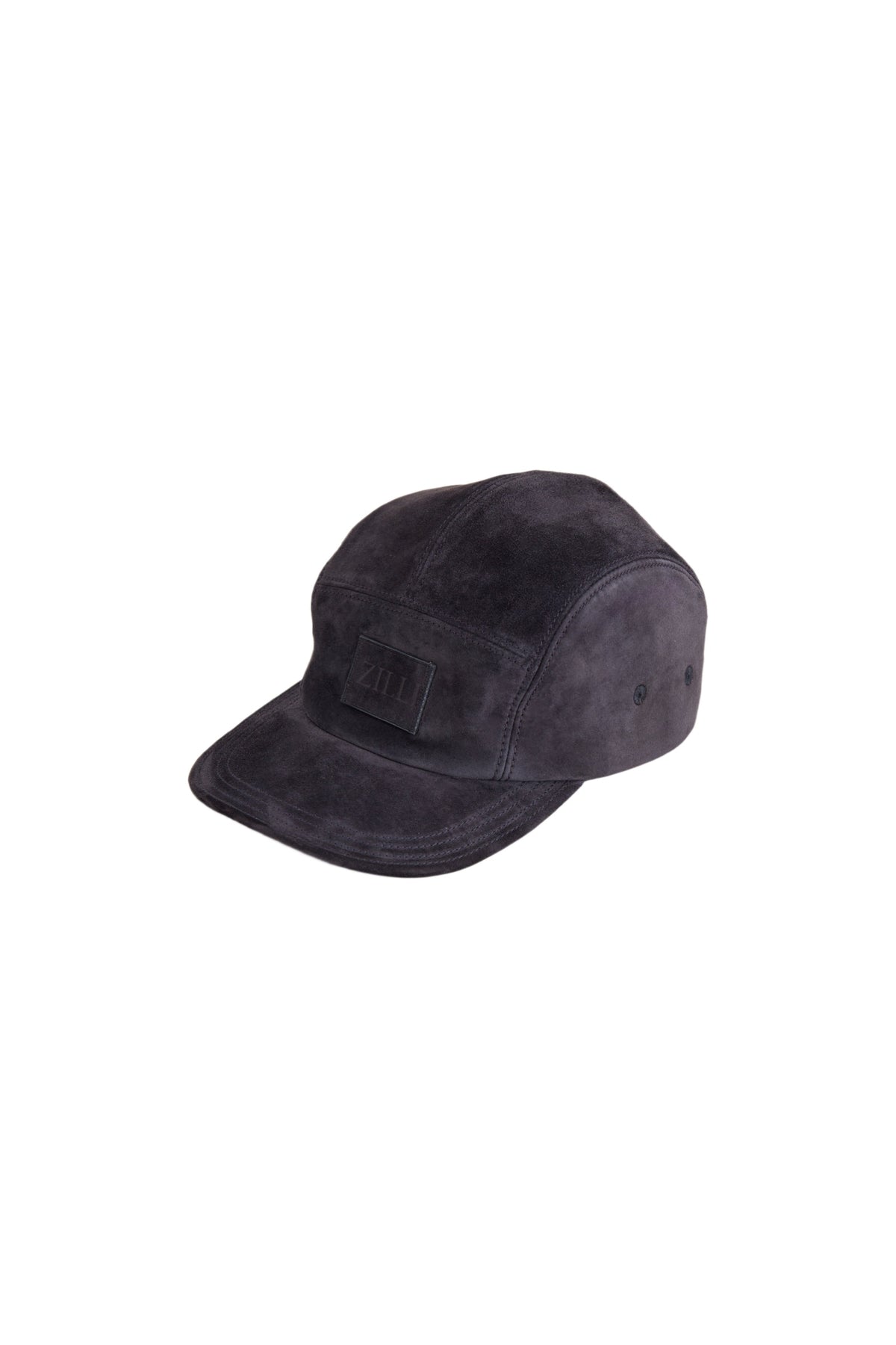 Casquette en cuir précieux - Ink