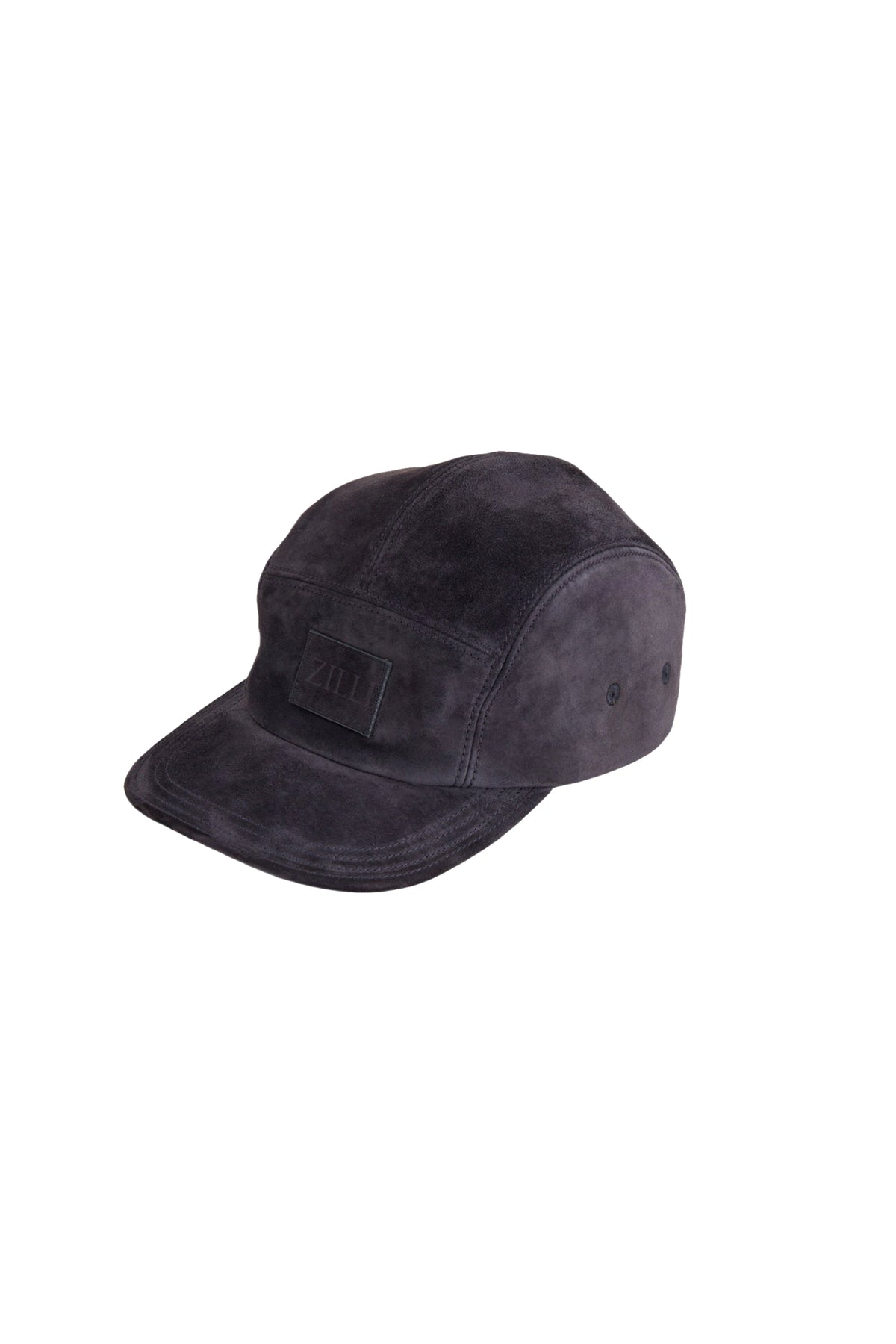 Casquette à logo en daim - Ink