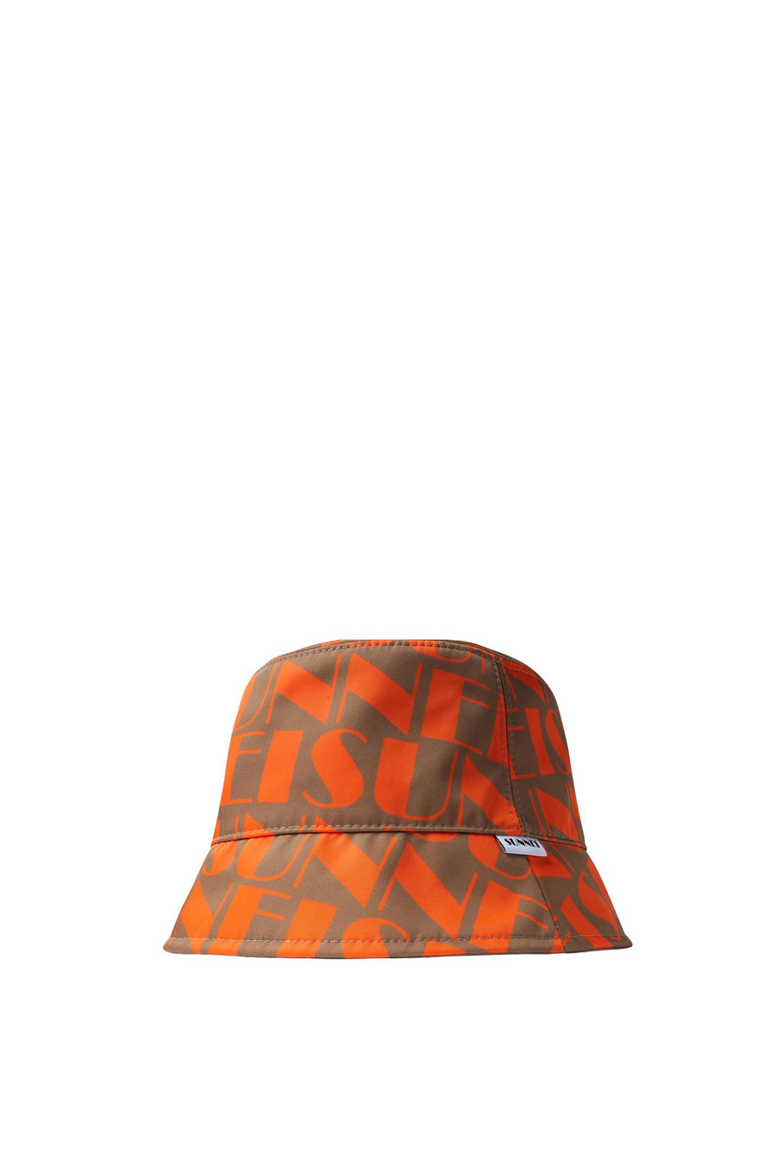 Reversible graphic bobble - Orange & Beige