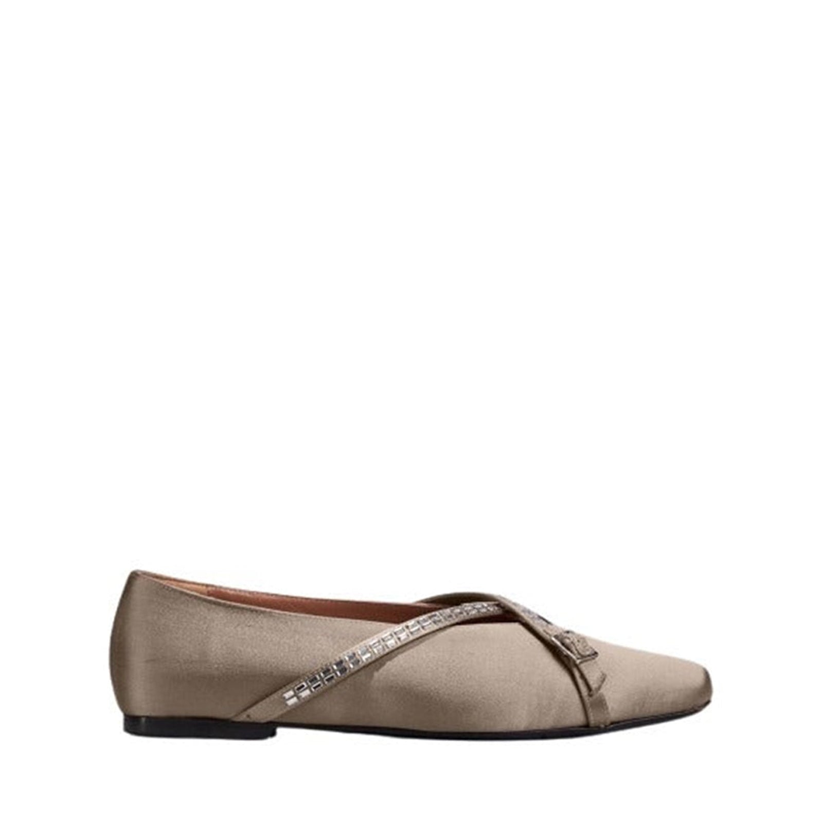 Ballerinas Cara - Beige satin