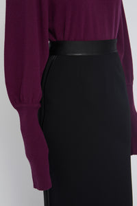 Jupe crayon Carine - Black