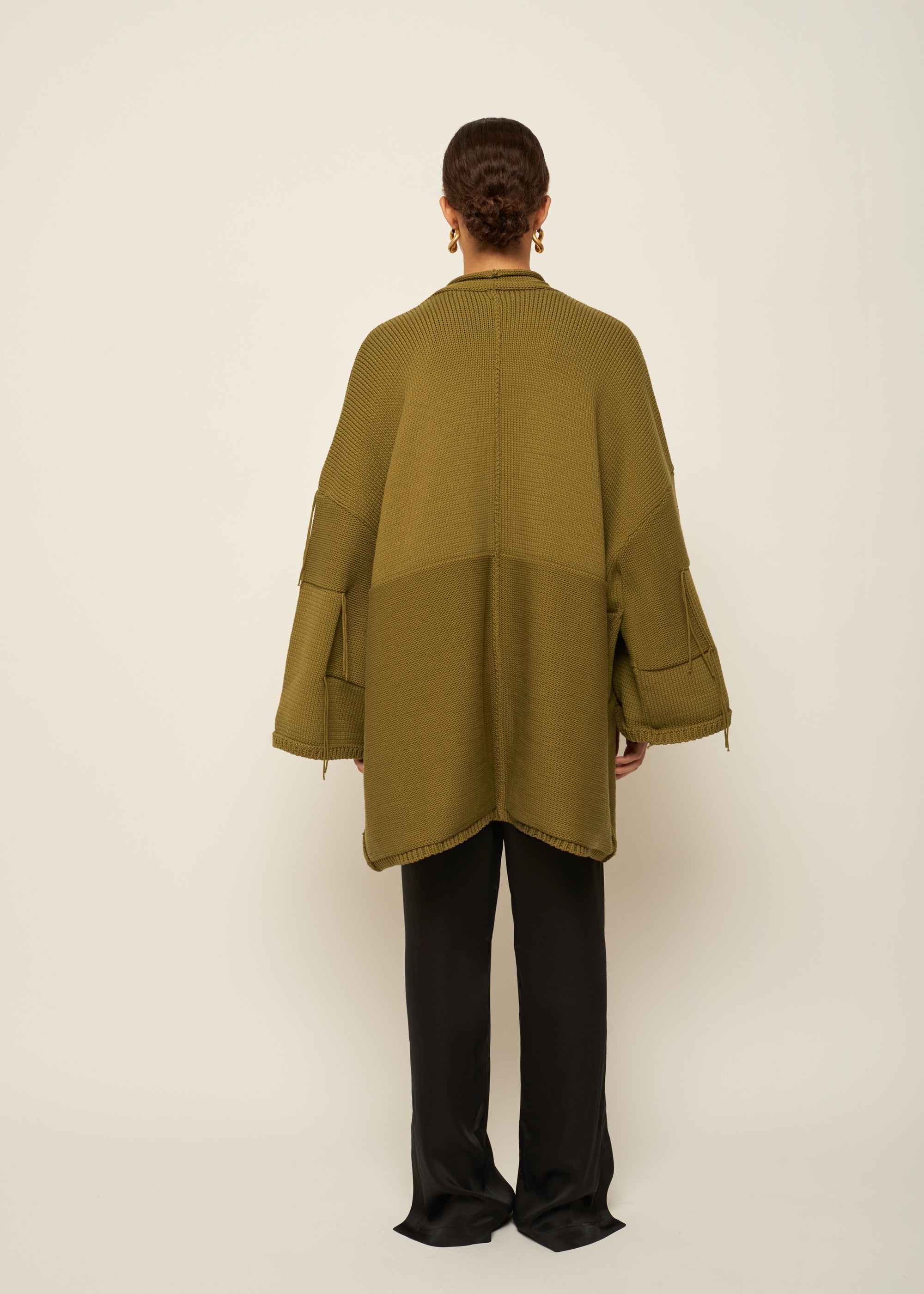 Cardigan Carito oversize - Khaki