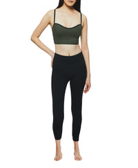 Carla bra - Olive & Black