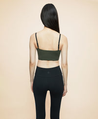 Carla bra - Olive & Black