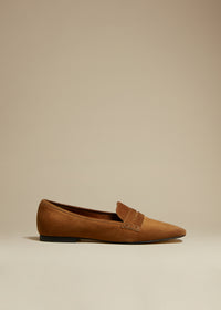 Carlisle loafer in leather - Caramel