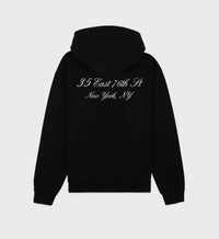 Sweat à capuche zippé avec logo - Black