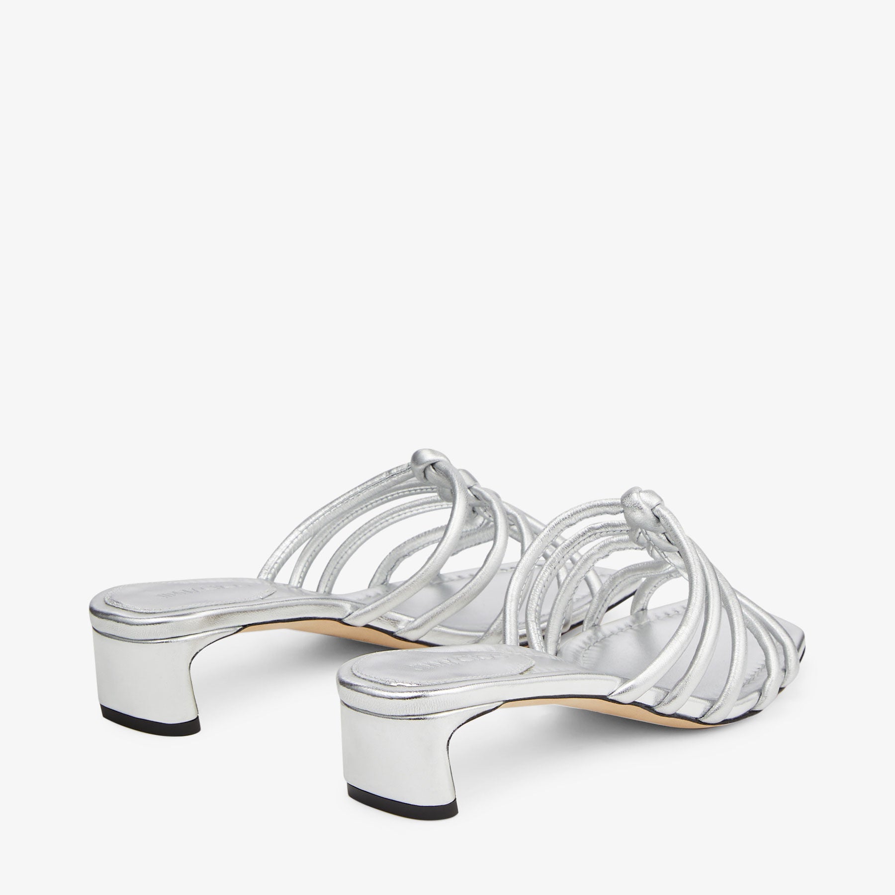 Mules Carmel 35 en cuir - Silver