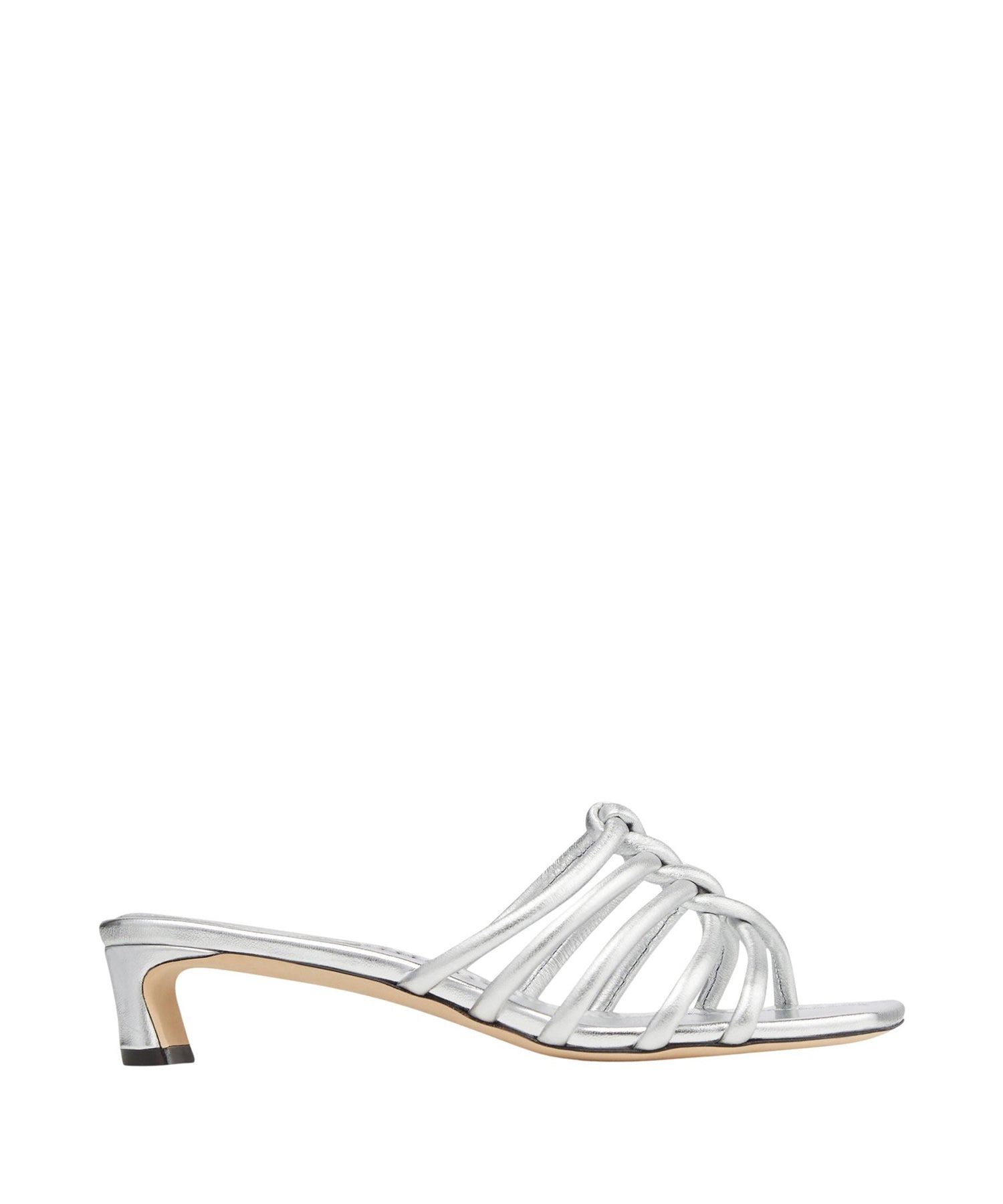 Mules Carmel 35 en cuir - Silver