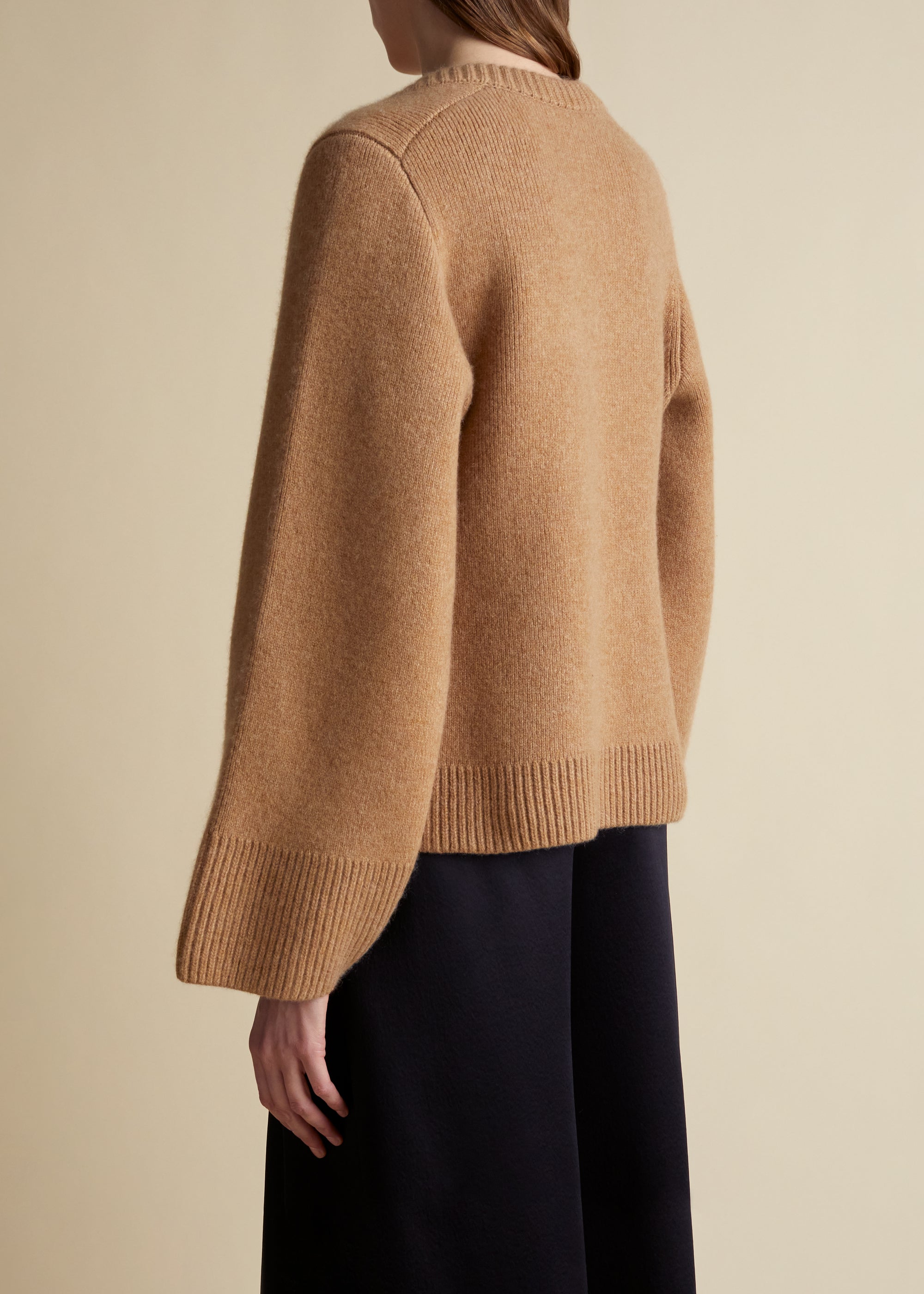 Caro cardigan in cashmere - Desert