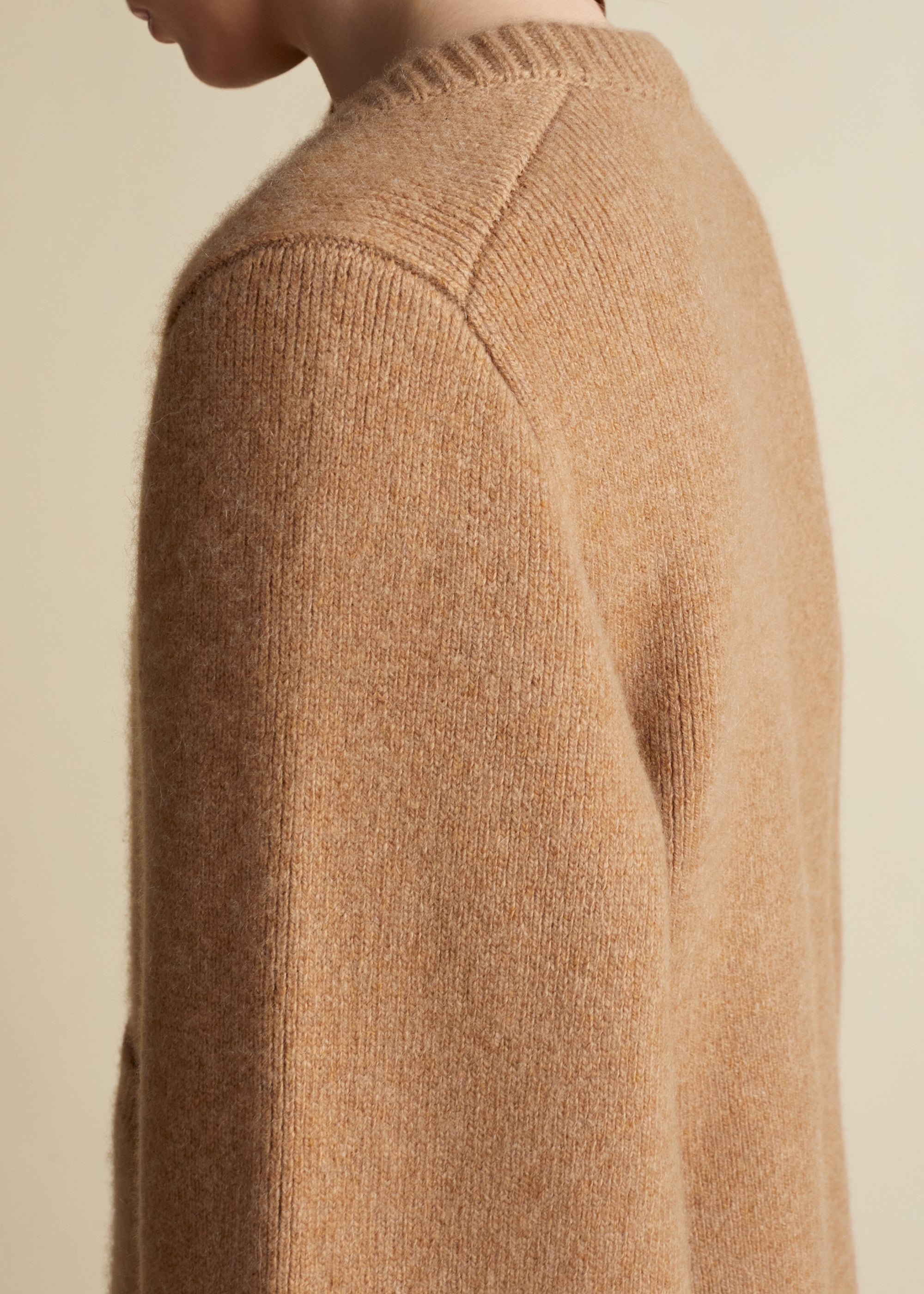 Caro cardigan in cashmere - Desert