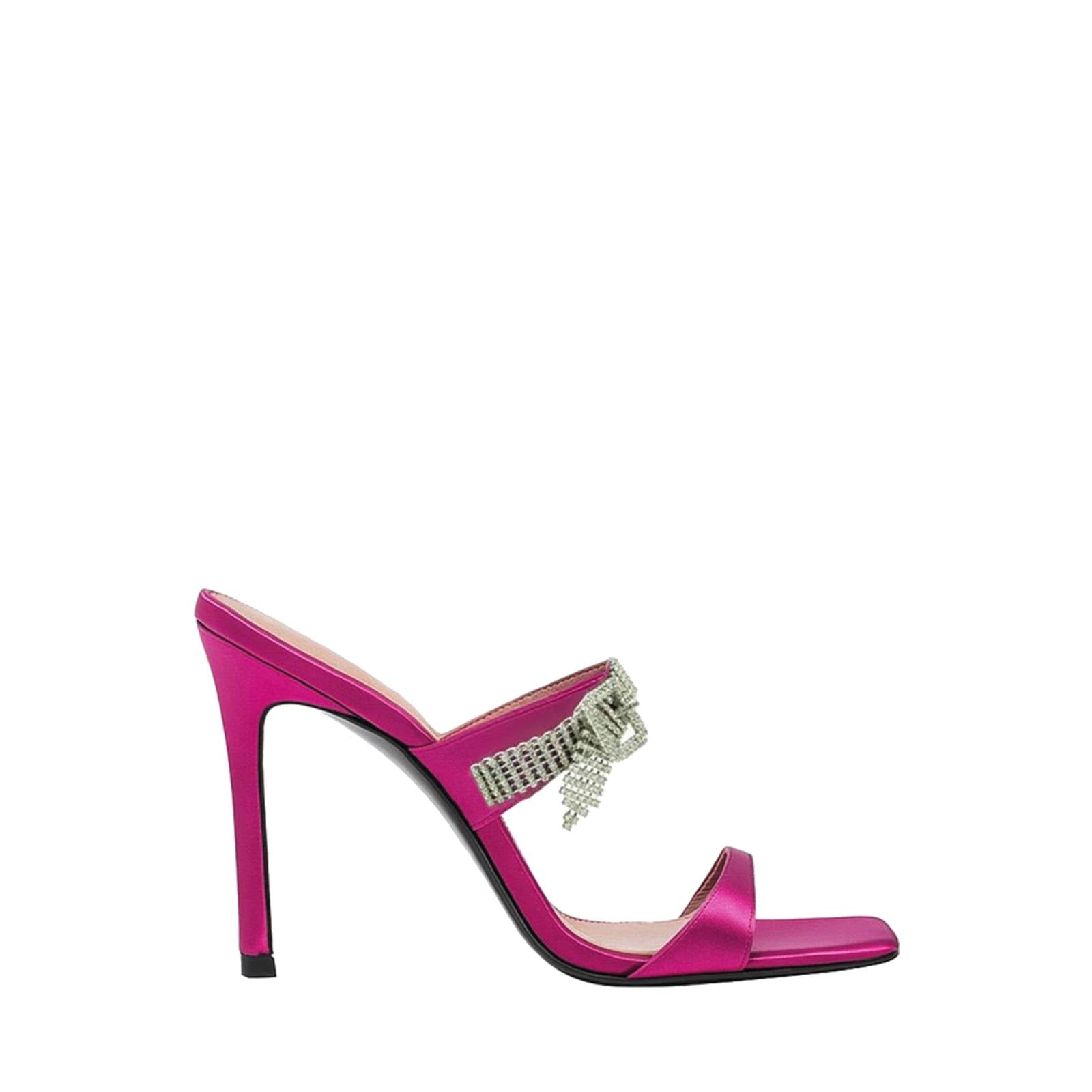 Dahlia 100 sandals - Pink satin