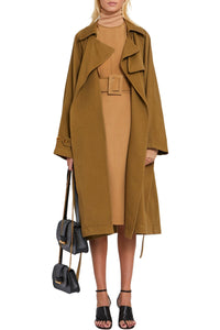 Trench-coat Cary coupe fluide - Khaki