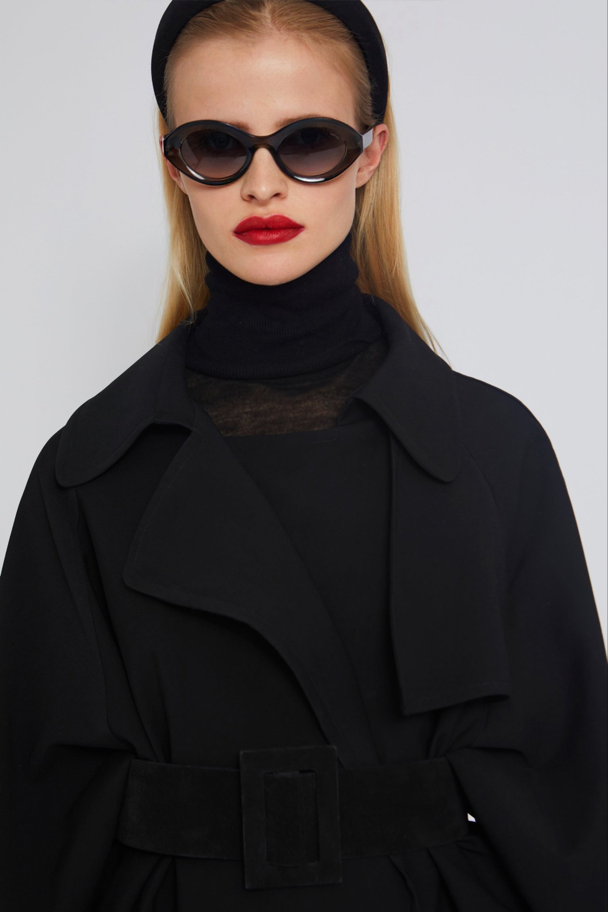 ZNOSTOCK_BLACK COAT CARY - Black