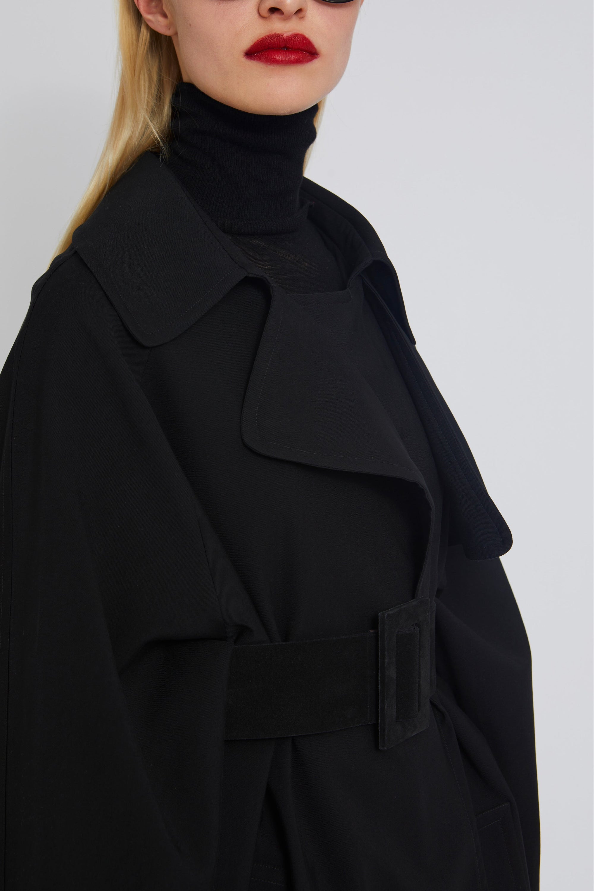 ZNOSTOCK_BLACK COAT CARY - Black