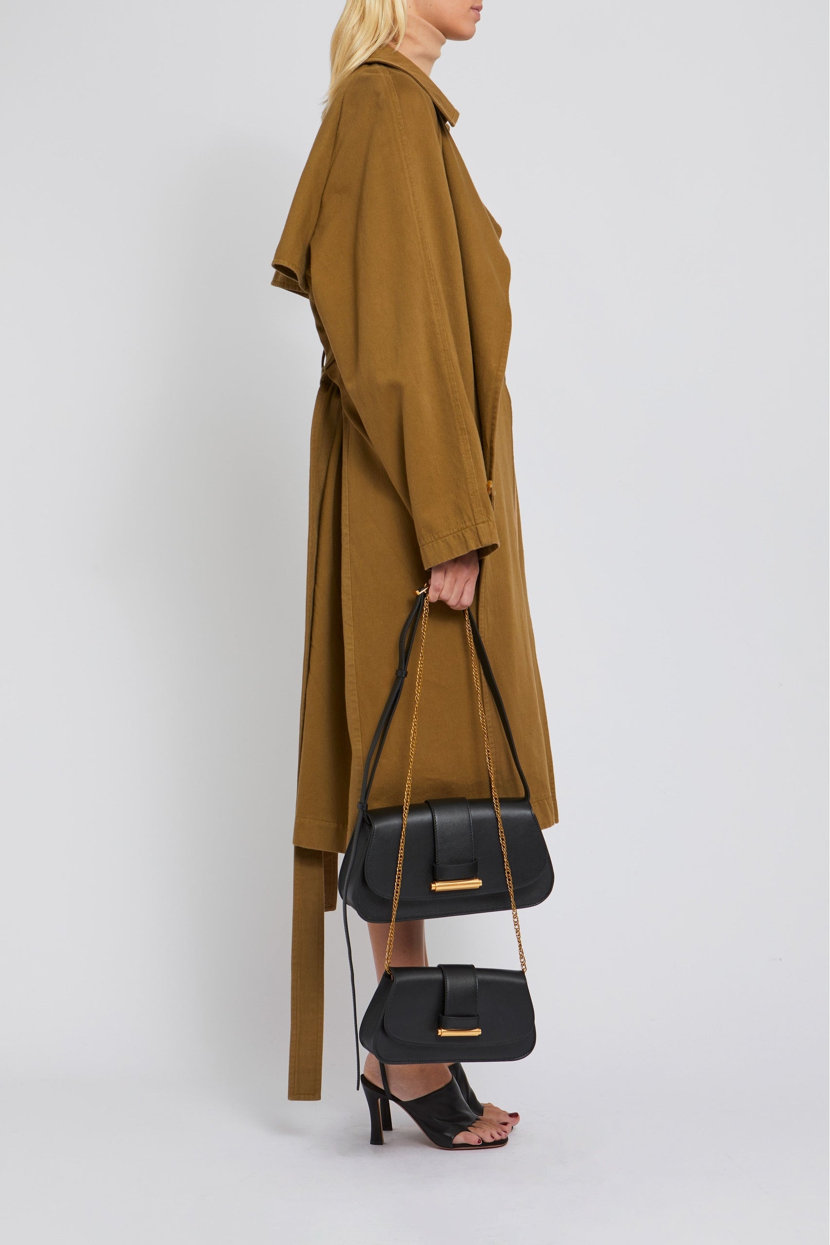 Trench-coat Cary coupe fluide - Khaki