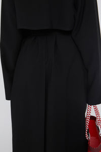 ZNOSTOCK_BLACK COAT CARY - Black