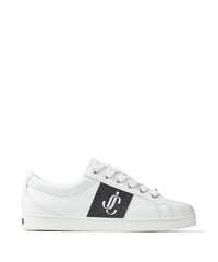 Cash leather trainers - White & Black