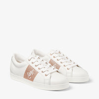 Sneakers Cash en cuir - White & Ballet Pink