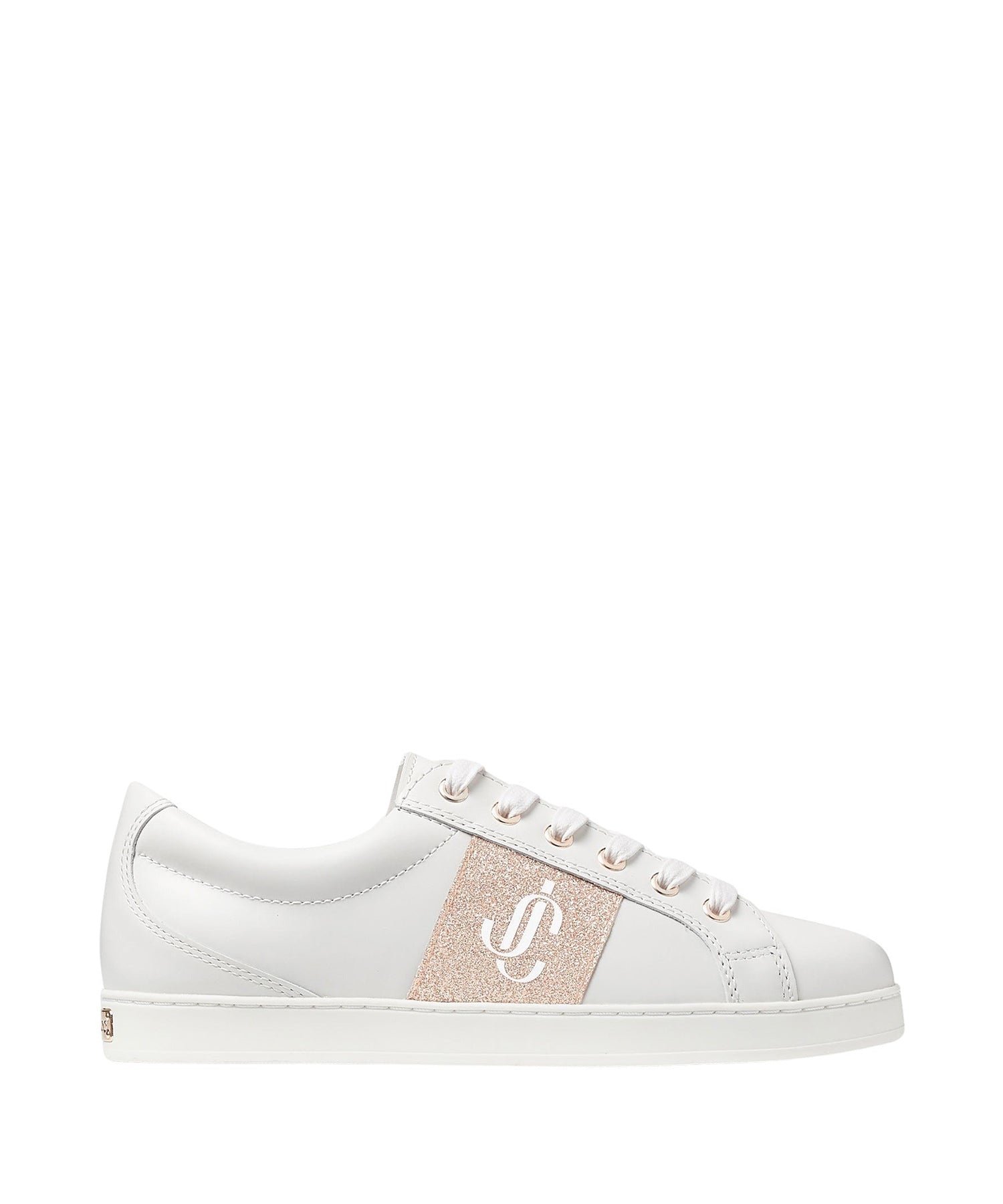 Sneakers Cash en cuir - White & Ballet Pink