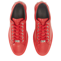 Sneakers Cash basses en cuir - Red
