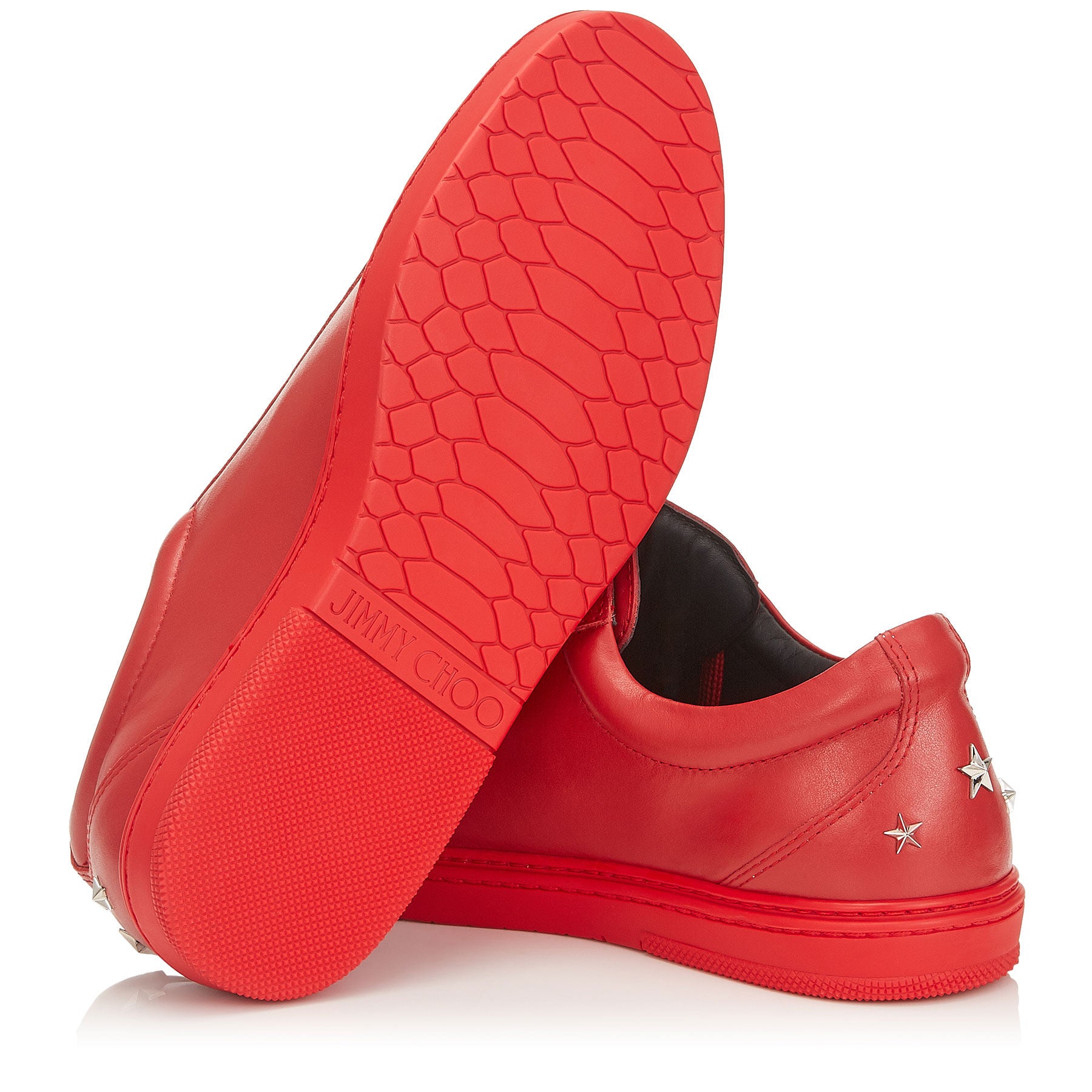 Sneakers Cash basses en cuir - Red