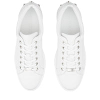 Sneakers Cash basses en cuir - White