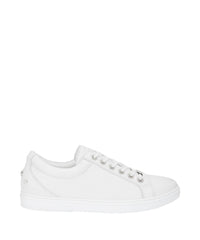 Sneakers Cash basses en cuir - White
