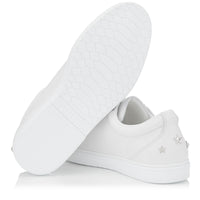 Sneakers Cash basses en cuir - White