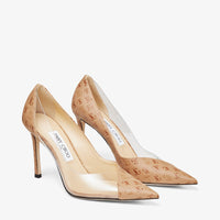 Cass 95 pumps - Caramel & Clear
