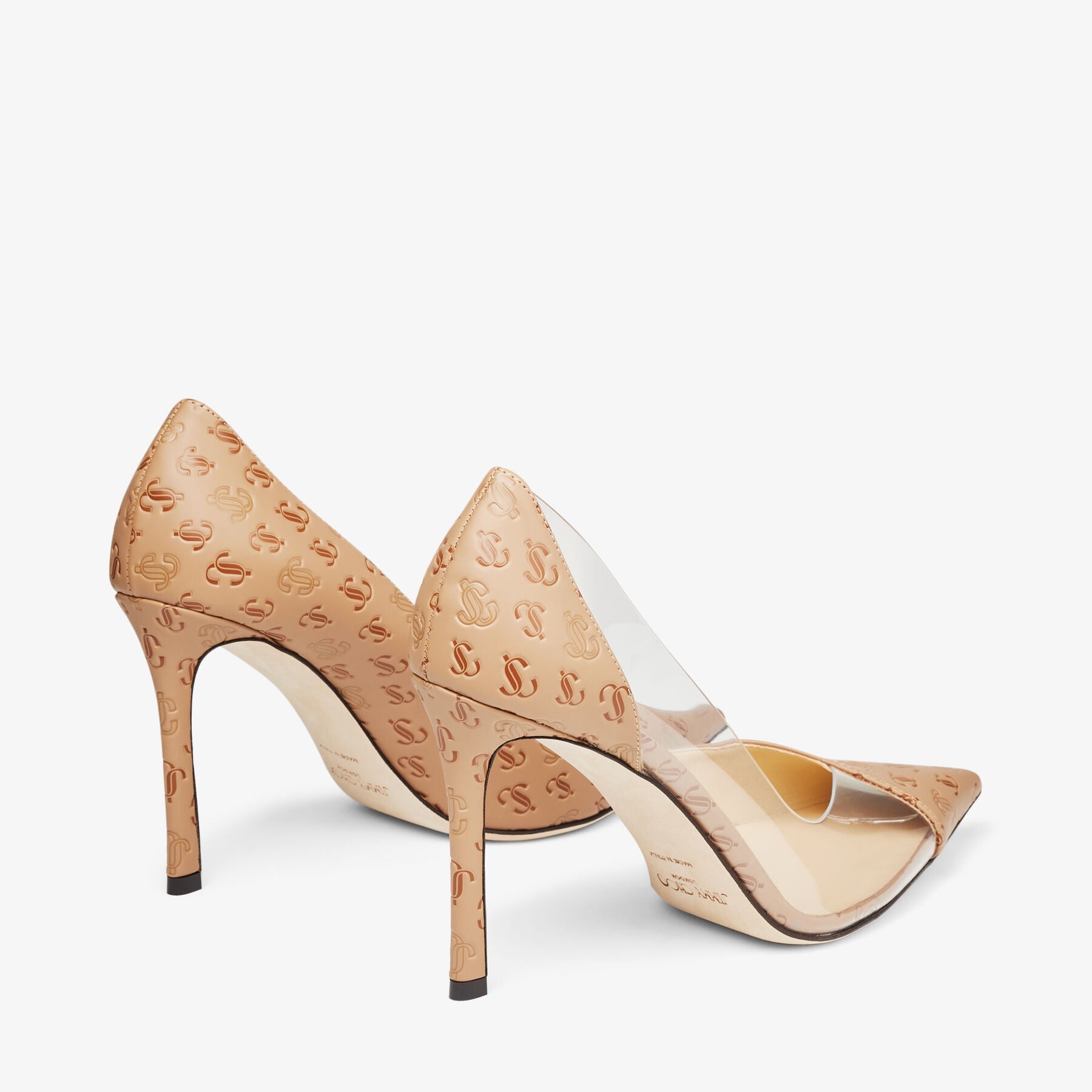 Cass 95 pumps - Caramel & Clear