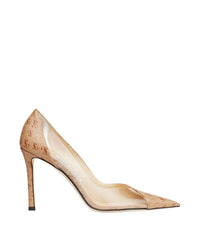 Cass 95 pumps - Caramel & Clear