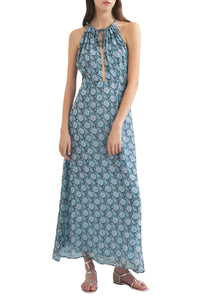 BLUE CASSY LONG DRES