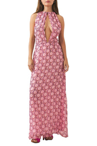 PINK CASSY LONG DRES