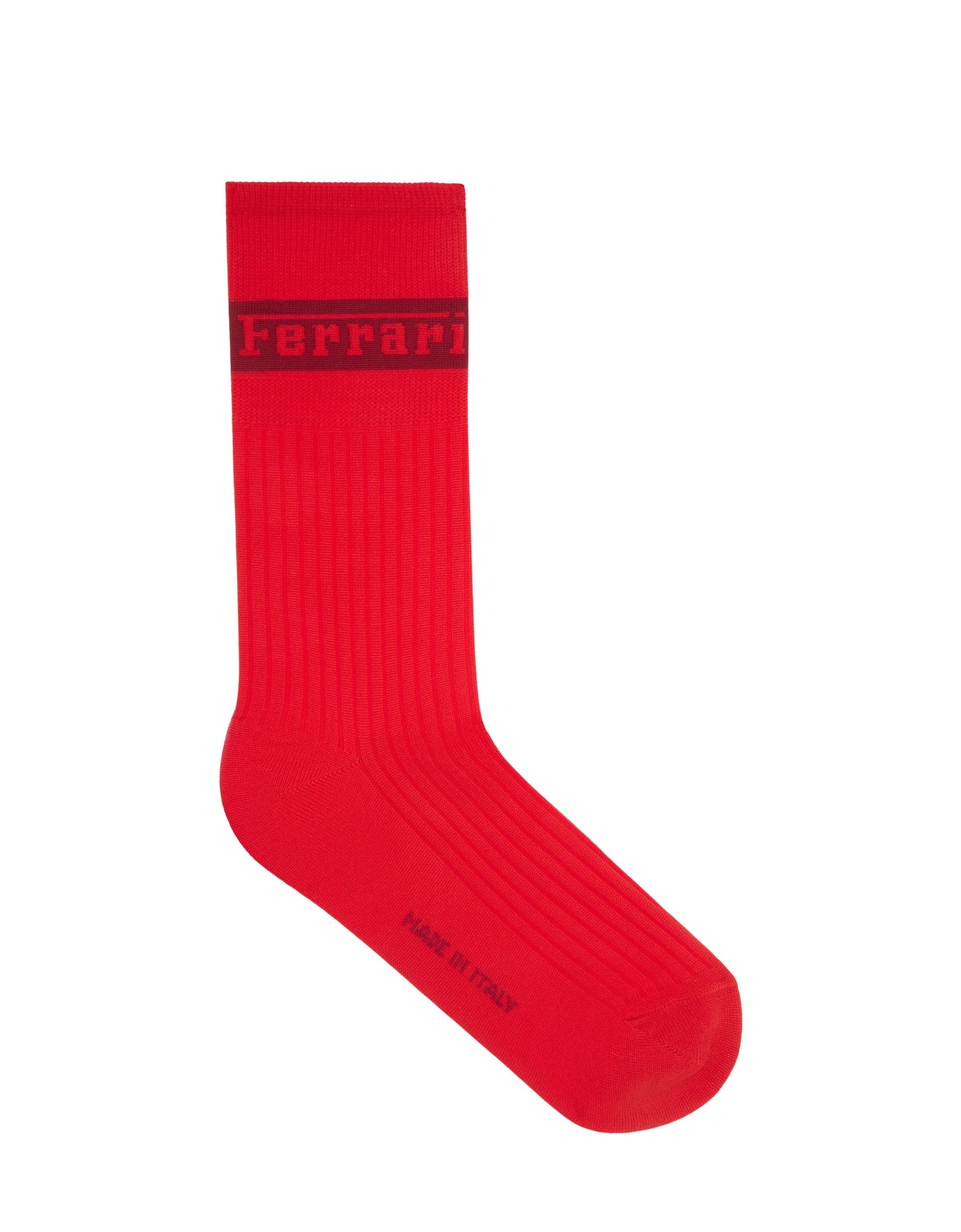 Chaussettes avec logo Ferrari - Rosso Dino