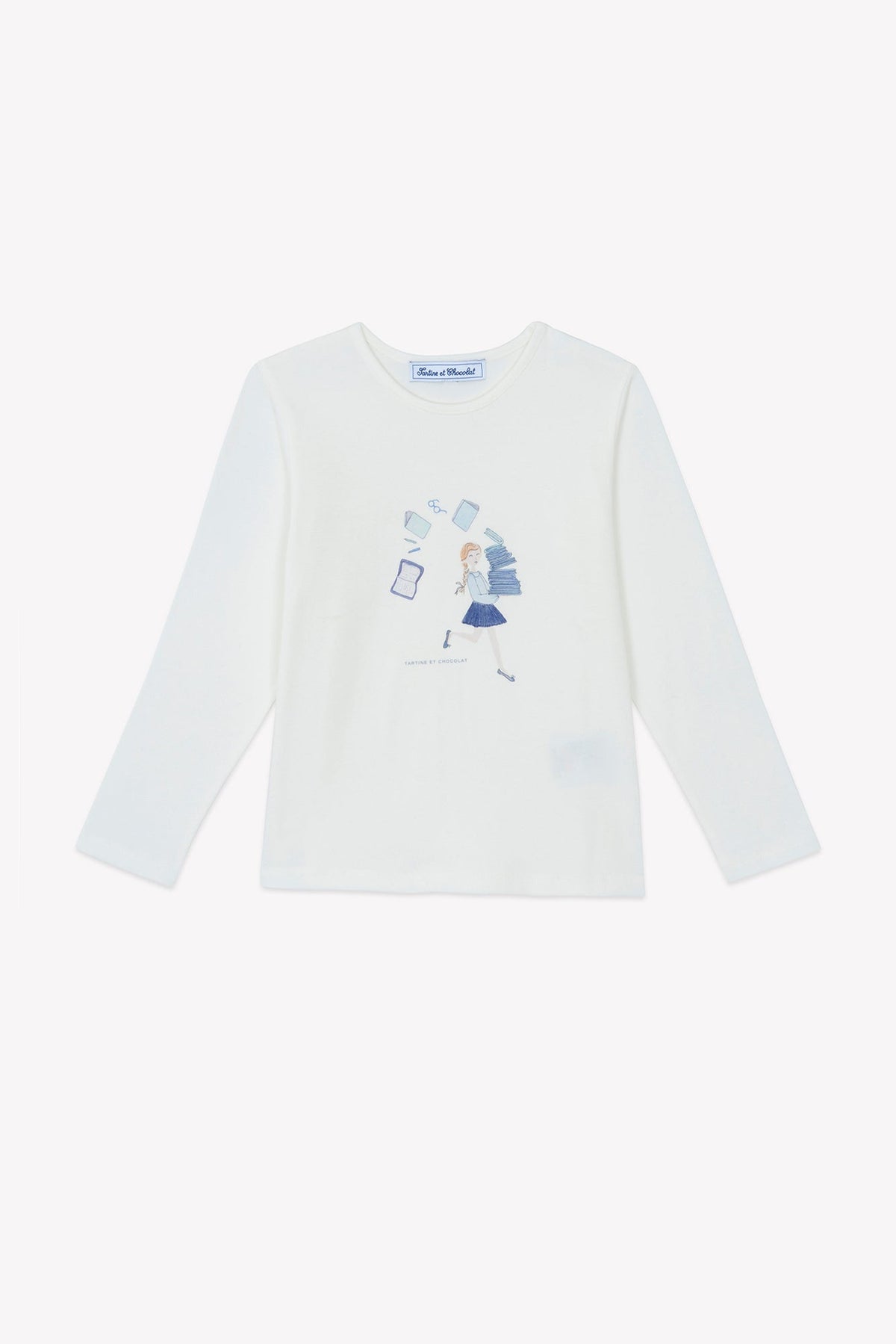 T-shirt - Ecru illustration back to school