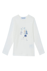 T-shirt - Ecru illustration back to school