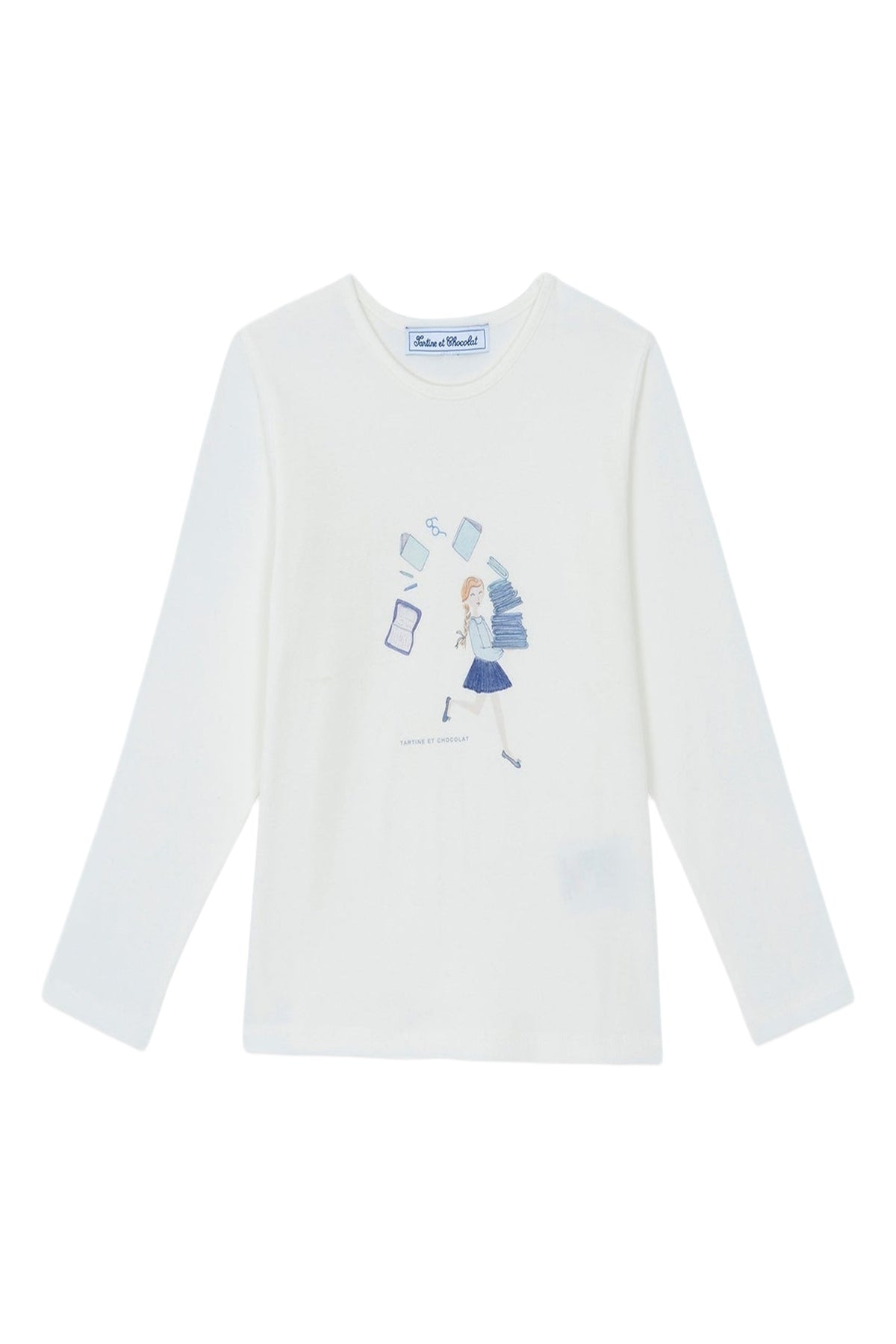T-shirt - Ecru illustration back to school