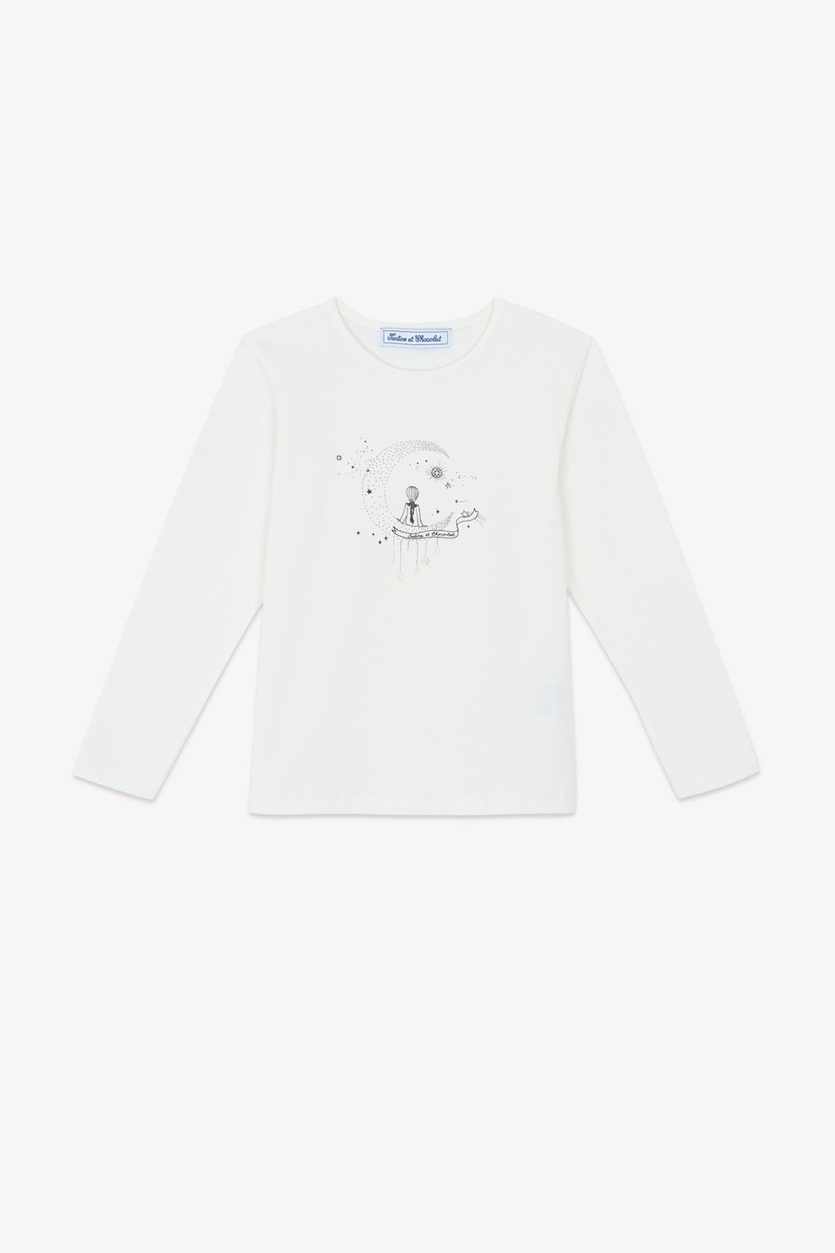 T-shirt - Ecru illustration rêves étoilés