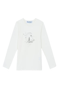 T-shirt - Ecru illustration rêves étoilés