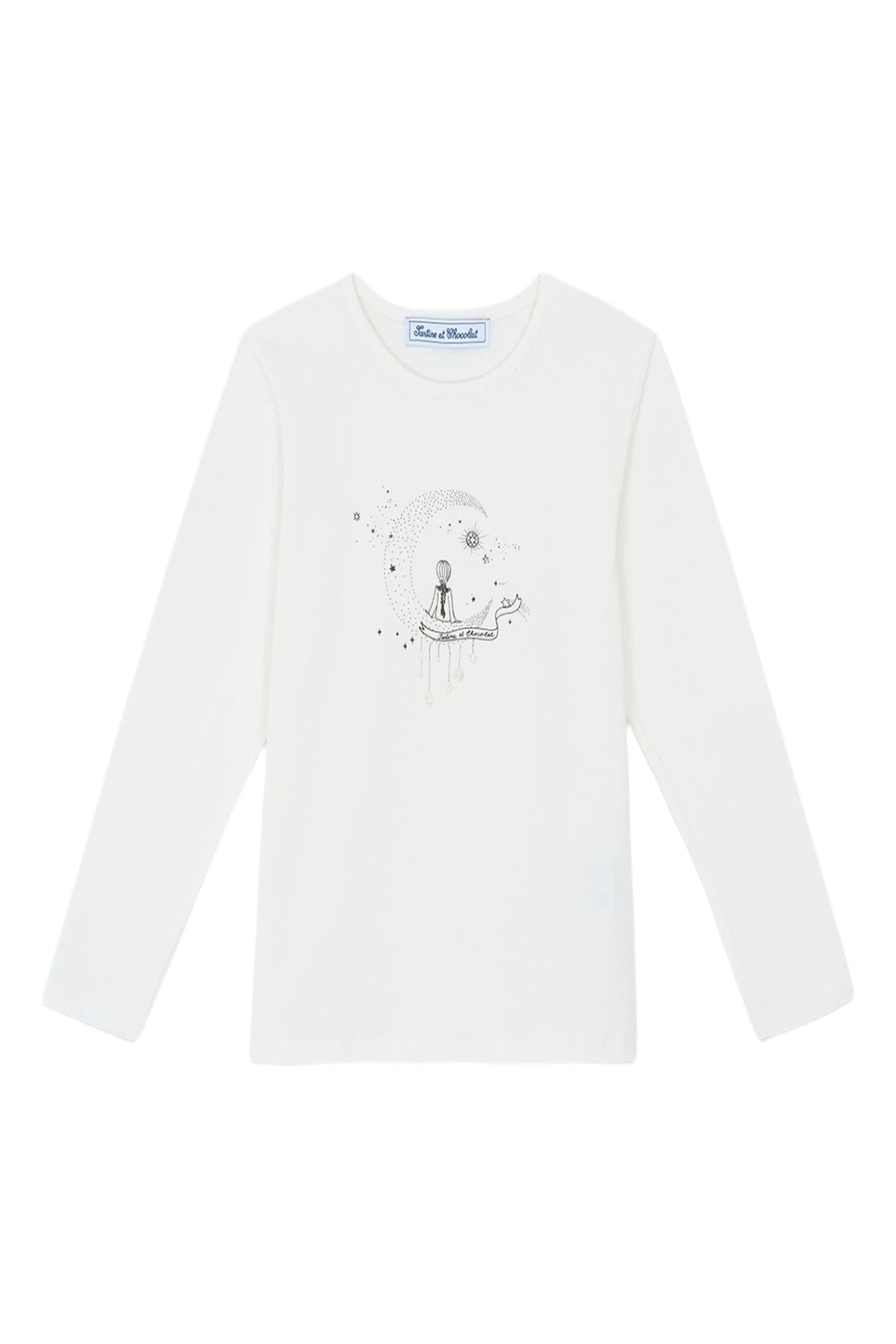 T-shirt - Ecru illustration rêves étoilés