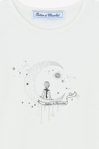 T-shirt - Ecru illustration rêves étoilés