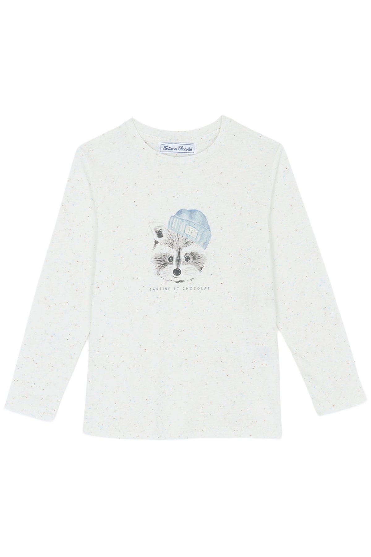 T-shirt douceur alpine - Nacre