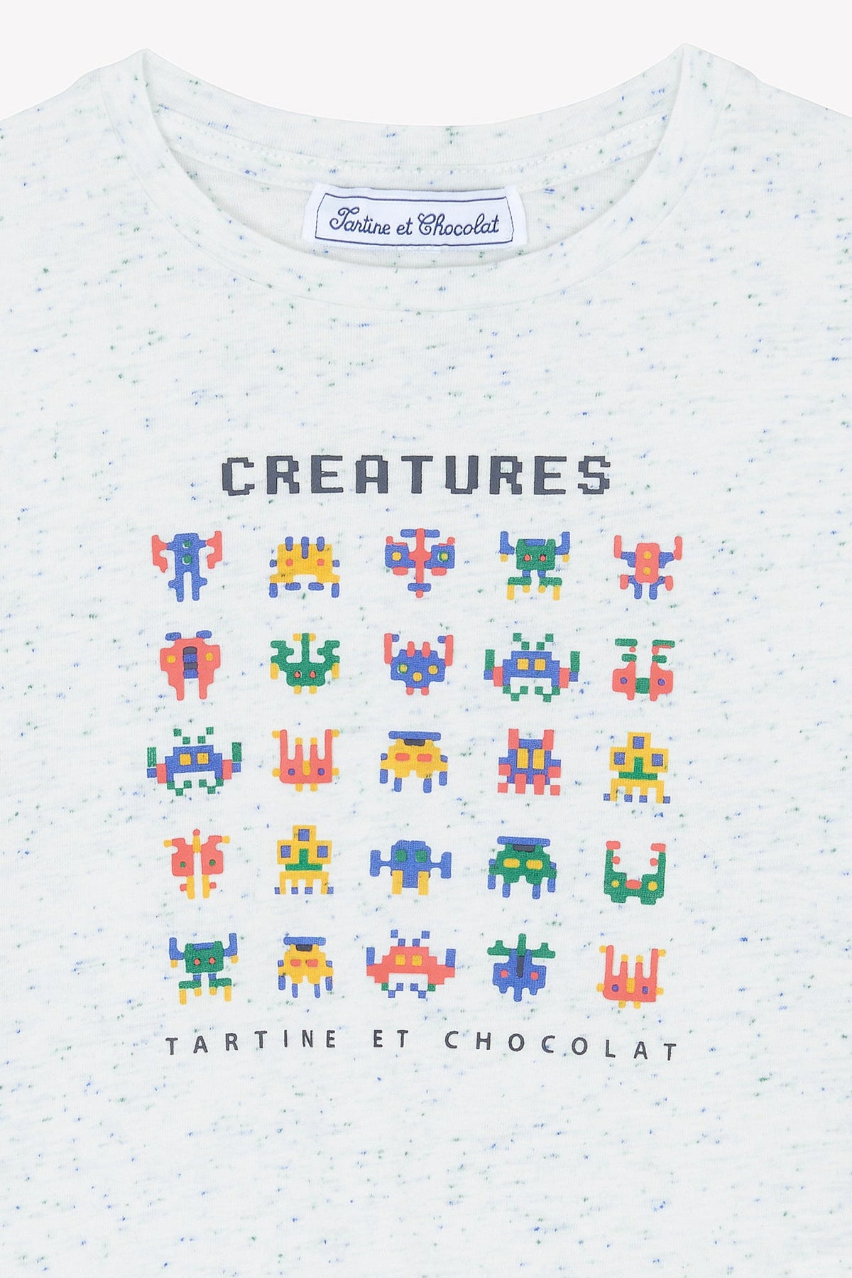 ZNO PICS // T-shirt - Bleu électrique illustration créatures