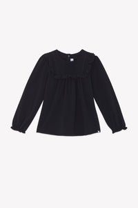 T-shirt - Noir volanté